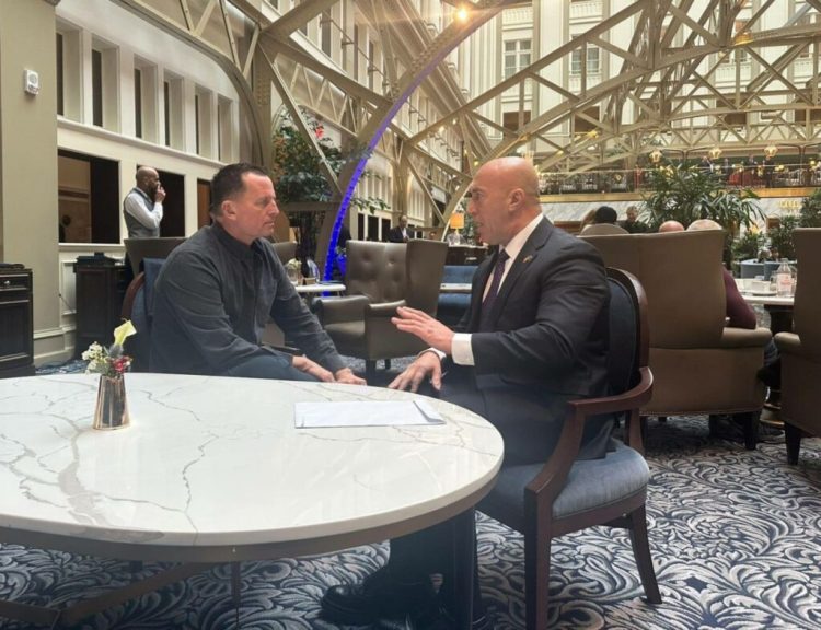 Haradinaj takoi Grenellin në SHBA, i foli për synimin e anëtarësimit të Kosovës në NATO