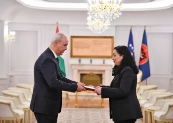 Presidentja Osmani pranoi letrat kredenciale nga ambasadori jorezident i Jordanisë