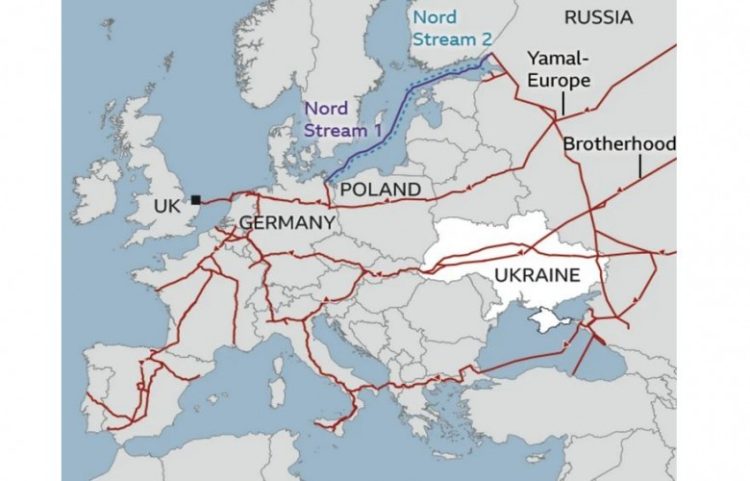Ukraina i jep fund furnizimit me gaz rus në Evropë