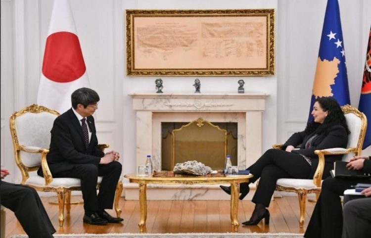 Osmani pranon letrat kredenciale të ambasadorit të ri të Japonisë