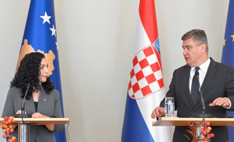 Osmani uron Milanoviqin për rizgjedhjen president i Kroacisë: Do të forcojmë partneritetin