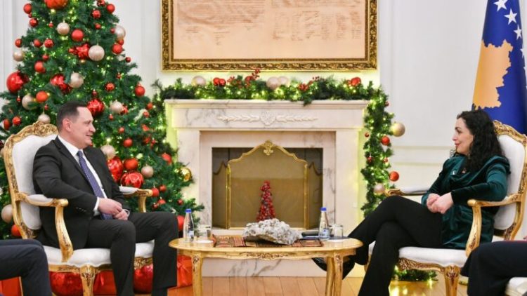 Osmani në takim kryetarin e Bujanocit: Kosova do të vazhdojë të mbështesë shqiptarët e Luginës