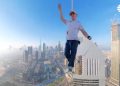 Dubai: Spektakolare, kampioni botëror Jaan Rose kalon nga një ndërtesë në tjetrën mbi litar në 200 metra lartësi (Video)