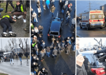 Protesta e greva në gjithë Serbinë, serish përdoren vetura ndaj studentëve