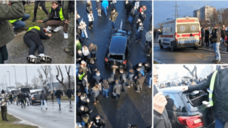 ​Protesta e greva në gjithë Serbinë, serish përdoren vetura ndaj studentëve