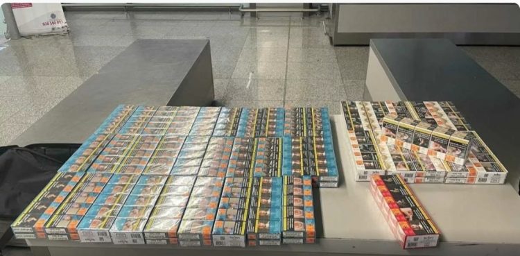 Sekuestrohen mbi 340 pako të cigareve në aeroportin “Adem Jashari”, destinim kishin Anglinë