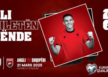 Kualifikueset e Botërorit 2026, dalin në shitje biletat për ndeshjen Angli-Shqipëri
