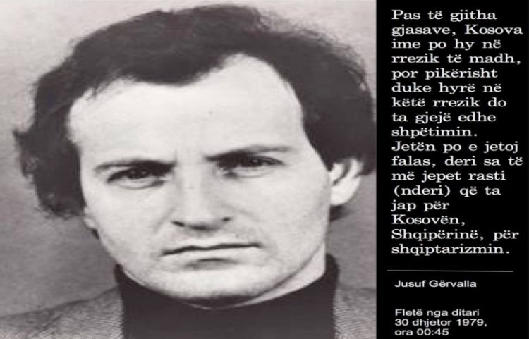 Gëvalla kujton të atin, publikon copëza nga ditari i tij