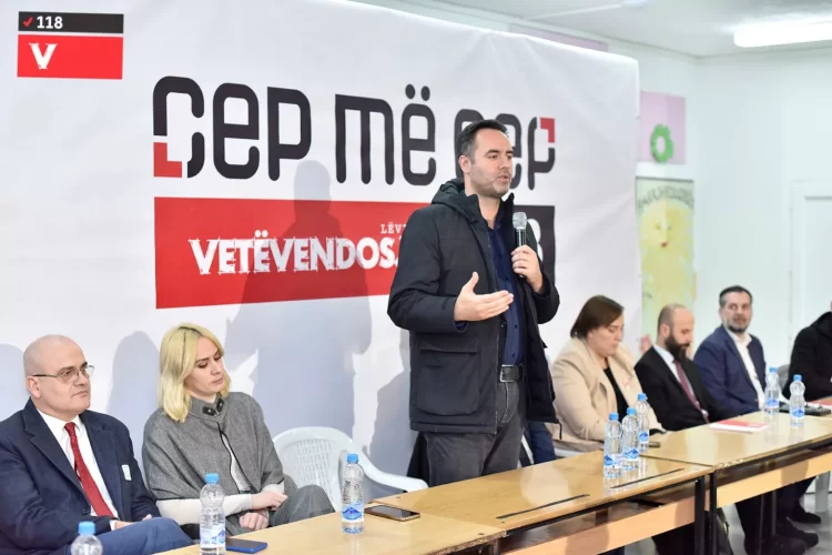 Konjufca thotë se zhvillimin e Kosovës e sjellë Lëvizja Vetëvendosje