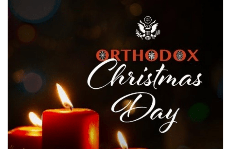 Ambasada e SHBA-së në Prishtinë uron qytetarët për Krishtlindjen ortodokse