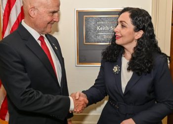 Osmani takon në Washington Keith Self, diskutuan për sfidat e sigurisë në Kosovë dhe rajon