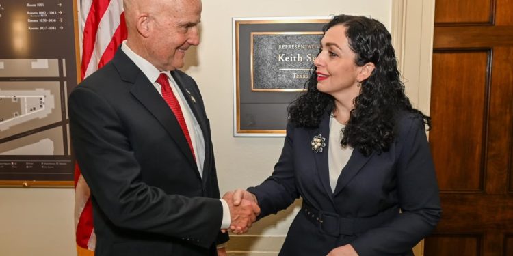Osmani takon në Washington Keith Self, diskutuan për sfidat e sigurisë në Kosovë dhe rajon