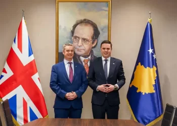 Abdixhiku pret në takim Hargreaves: Rezultatet e zgjedhjeve të jenë mbi bazën e parimeve demokratike