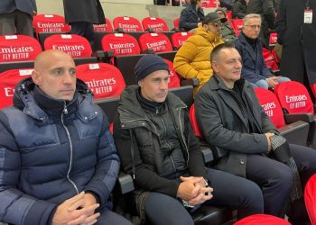 Ndoqën Milan-Inter në ‘San Siro’, Silvinjo dhe ndihmësit e tij takojnë Kristjan Asllanin
