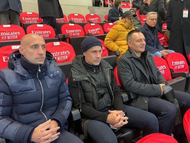 Ndoqën Milan-Inter në ‘San Siro’, Silvinjo dhe ndihmësit e tij takojnë Kristjan Asllanin