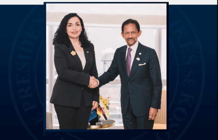 Osmani uron Sulltanin e Bruneit për Ditën Kombëtare