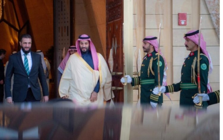Presidenti i përkohshëm sirian Ahmed al-Sharaa mbërriti në Arabi