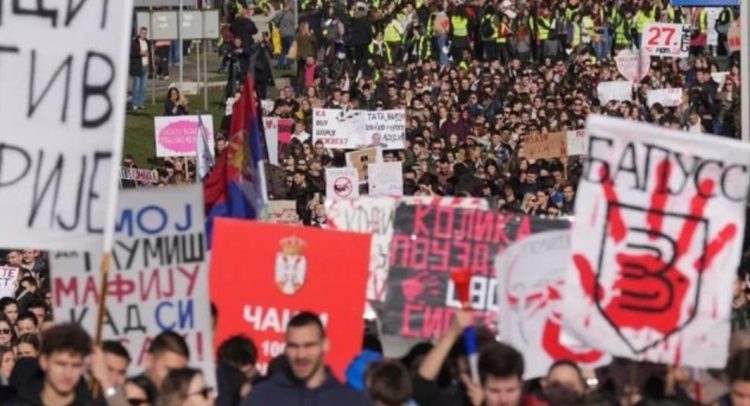 Protesta të reja studentore në Beograd dhe qytete të tjera