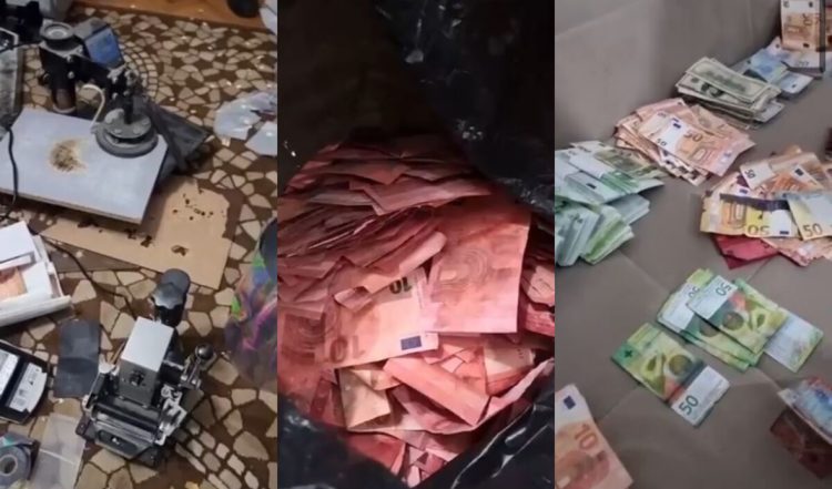 Aksioni ‘Vardar’ zbulon grupin që f*alsifikonte para për në Kosovë dhe shtetet e tjera