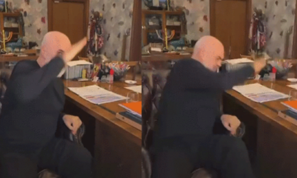 Iu ndërpre transmetimi, Rama humb durimin gjatë lidhjes live në Instagram, godet tavolinën