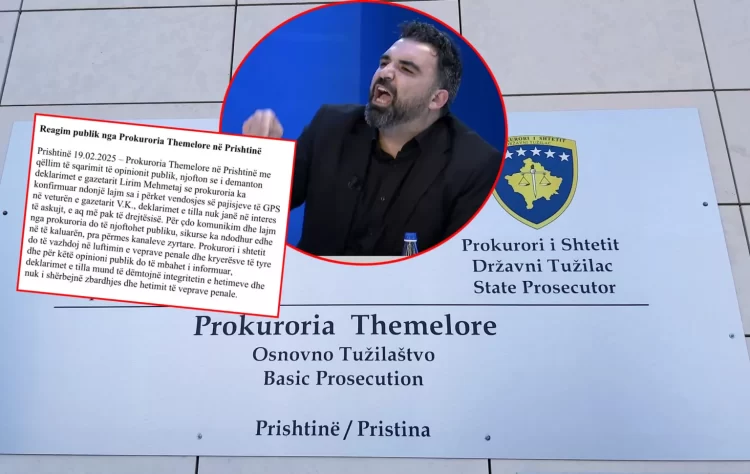 Prokuroria demanton gazetarin Lirim Mehmetaj i cila tha se ky institucion e ka njoftuar që GPS-i në veturën e gazetarit Vehbi Kajtazi është i AKI-së