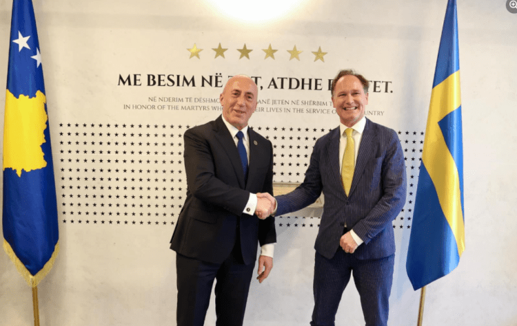 Haradinaj takon ambasadorin e Suedisë