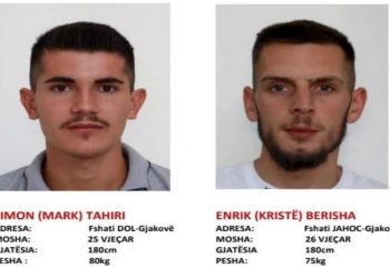 Tentim v*rasje, policia kërkon bashkëpunim për kapjen e dy prsonave