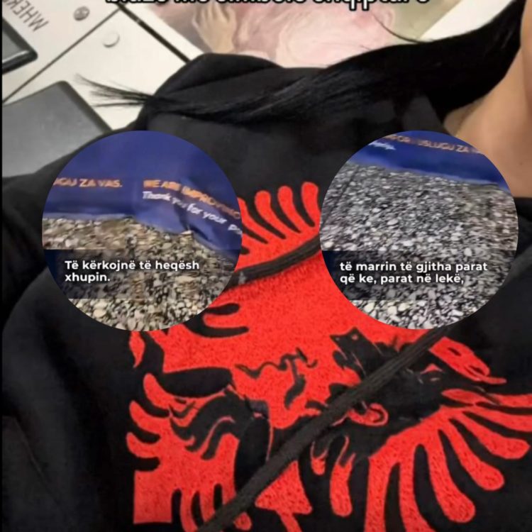 Skandal në Aeroportin e Beogradit/ Vajza portugeze keqtrajtohet veç pse mbante një bluzë me flamurin shqiptar