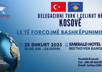 Industria turke e eksportuesve të sektorit të hekur-të hekur-çelikut vjen në Kosovë