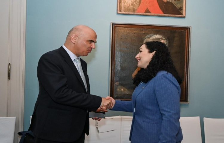 Osmani e Berset diskutojnë rrugën e Kosovës drejt anëtarësimit në KiE