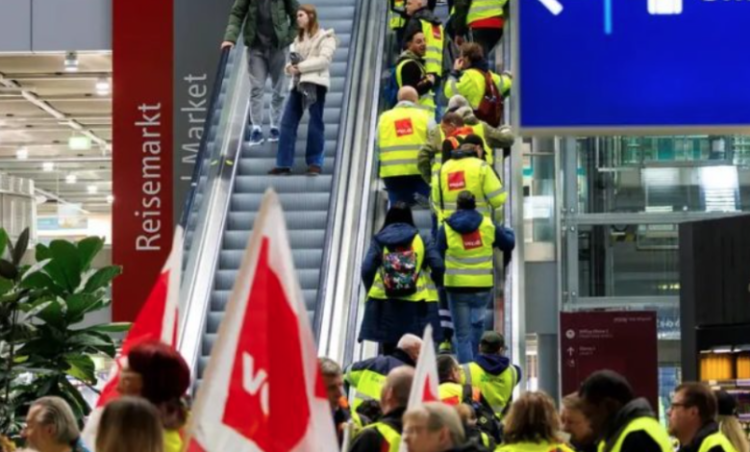 Grevë e papritur në aeroportet e Gjermanisë, anulohen qindra fluturime!