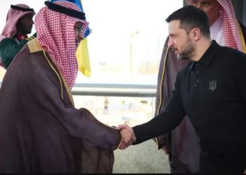 Zelensky mbërrin në Arabinë Saudite
