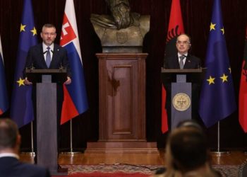 Mosnjohja e Kosovës, Presidenti sllovak nga Tirana: Shqiptarët i kemi miq, por vendimi është diplomatik