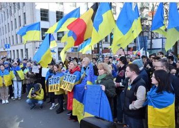 Protestë kundër Trumpit në Bruksel pas debatit me Zelenskyyn