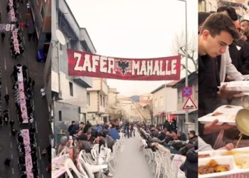 Shqiptarët në Bursa organizojnë iftar masiv