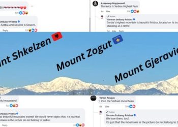 ‘Bjeshkët në këtë fotografi nuk i takojnë Serbisë’, Ambasada gjermane përballet me komentuesit serb për bjeshkët e Kosovës