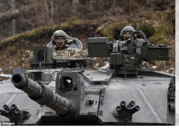 Vetëm 90 milje nga Rusia e Putinit, Princi William merr drejtimin e tankut