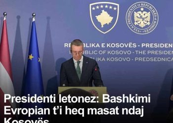 Presidenti i Letonisë: Bashkimi Evropian t’i heq masat ndaj Kosovës