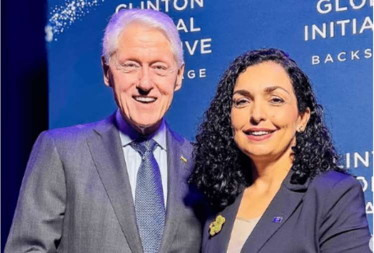 Presidentja Osmani me fjalë të mëdha për Bill Clintonin: Faleminderit për jetët e shpëtuara