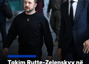 Takim Rutte-Zelenskyy në Odesa: Shefi i NATO-s mbështet bisedimet e kryesuara nga SHBA-ja