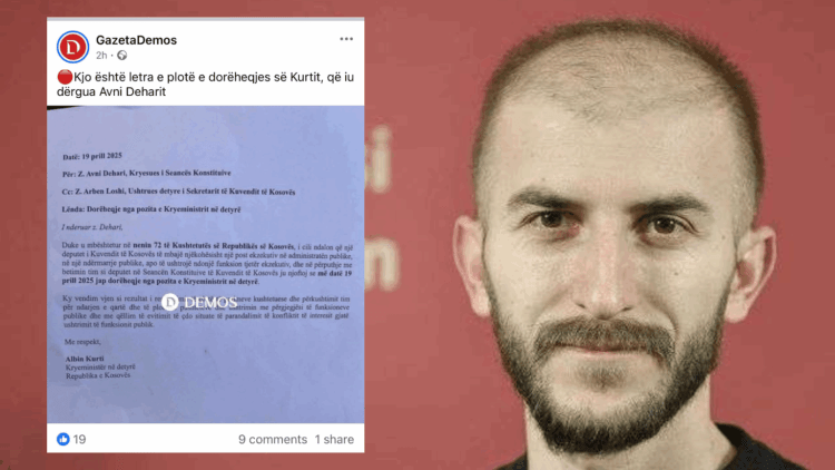 Manxhuka Demanton Dokumentin e Gazetës Demos që Pretendoi se ishte Letra e Dorëheqjes së Kurtit