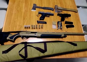 Gjuajtën me armë zjarri derisa ishin në piknik, policia i shoqëroi në stacion dhe u konfiskoi municionin