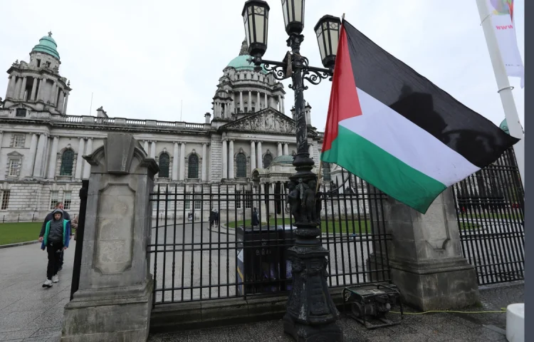 Tubim në mbështetje të Pales’tinës në Belfast të Irlandës së Veriut