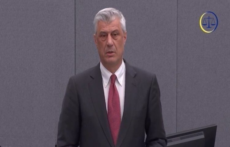 Thaçi deklarohet i pafajshëm për formën e re të përgjegjësisë