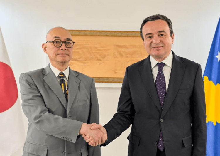 Kryeministri Kurti priti në takim lamtumirës të ngarkuarin me punë në ambasadën e Japonisë në Kosovë