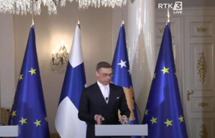 Stubb: Finlanda dhe Kosova ndajnë bashkë një vizion për një Evropë në paqe