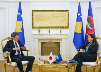 Presidentja Osmani priti në takim ambasadorin e Japonisë, Kiminori Iwama, diskutuan për sfidat e sigurisë