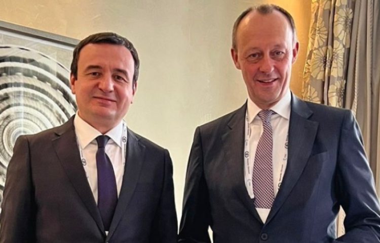 Kurti e uron kancelarin Merz: Mezi pres të bashkëpunojmë