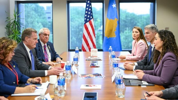 Osmani takon delegacionin e Kongresit Amerikan në Dayton, theksohet thellimi i bashkëpunimit me SHBA-në