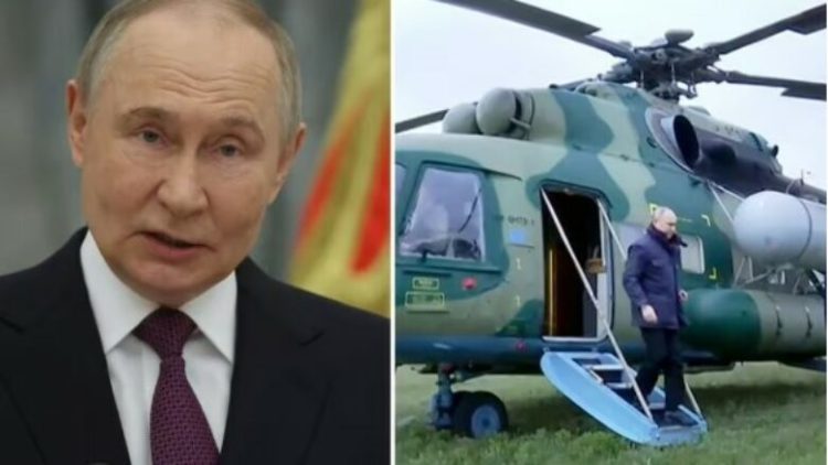 Rusët thojnë se helikopteri i Putinit u shënjestrua nga një sulm me dron në Kursk